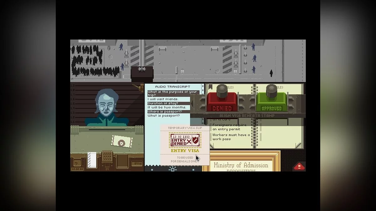 Скриншот из игры Papers, Please - 37