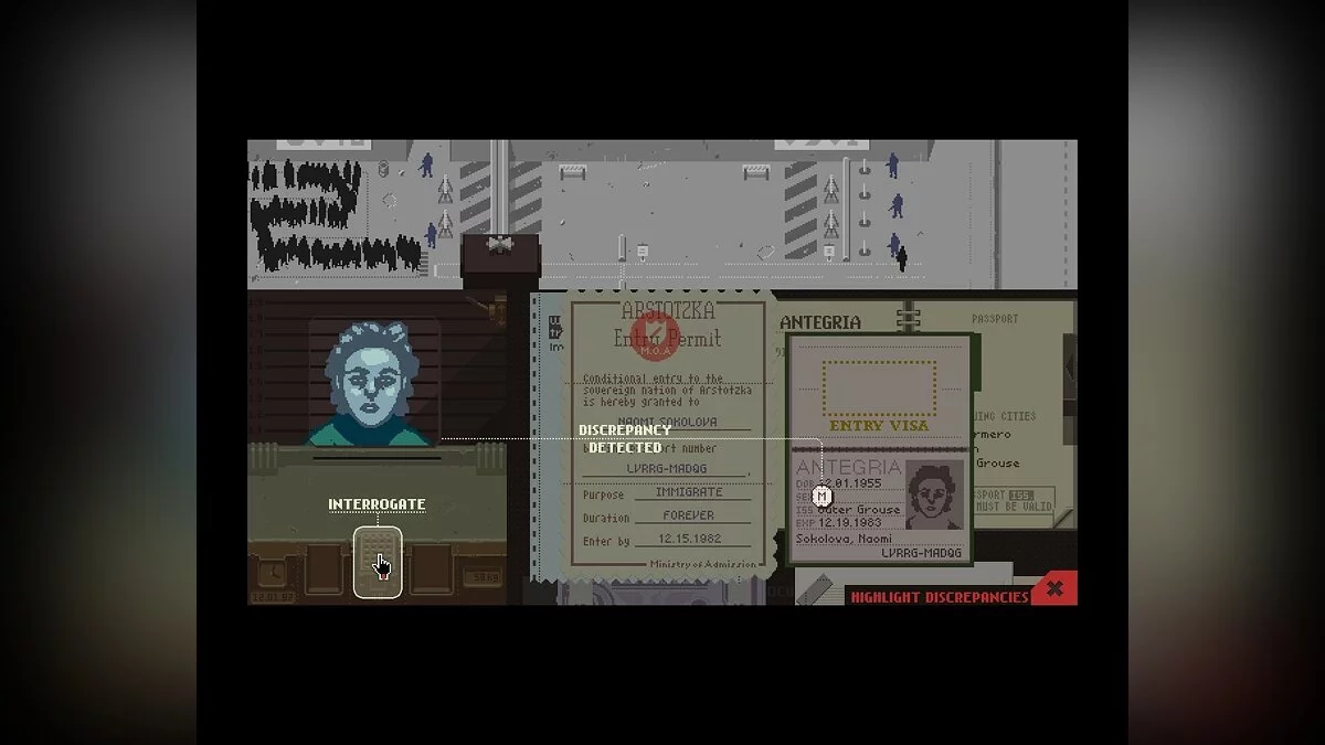 Скриншот из игры Papers, Please - 27