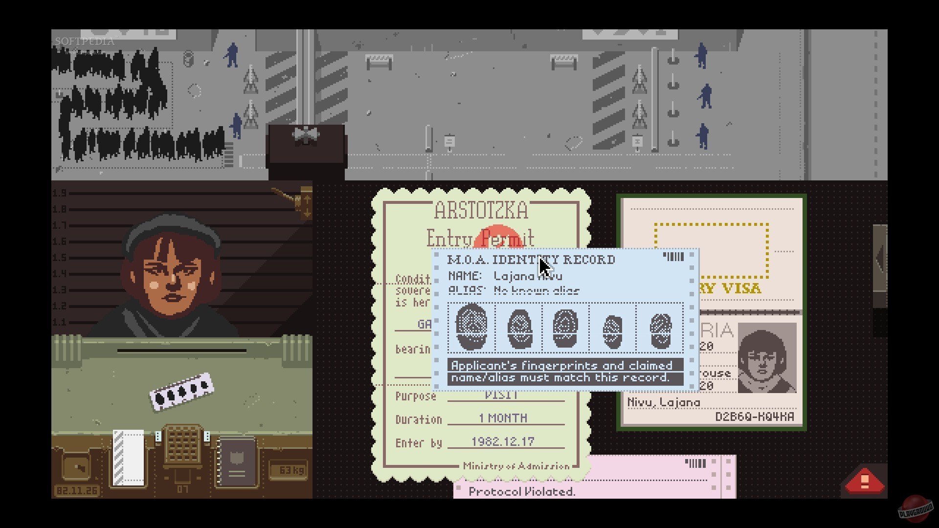 Скриншот из игры Papers, Please - 38