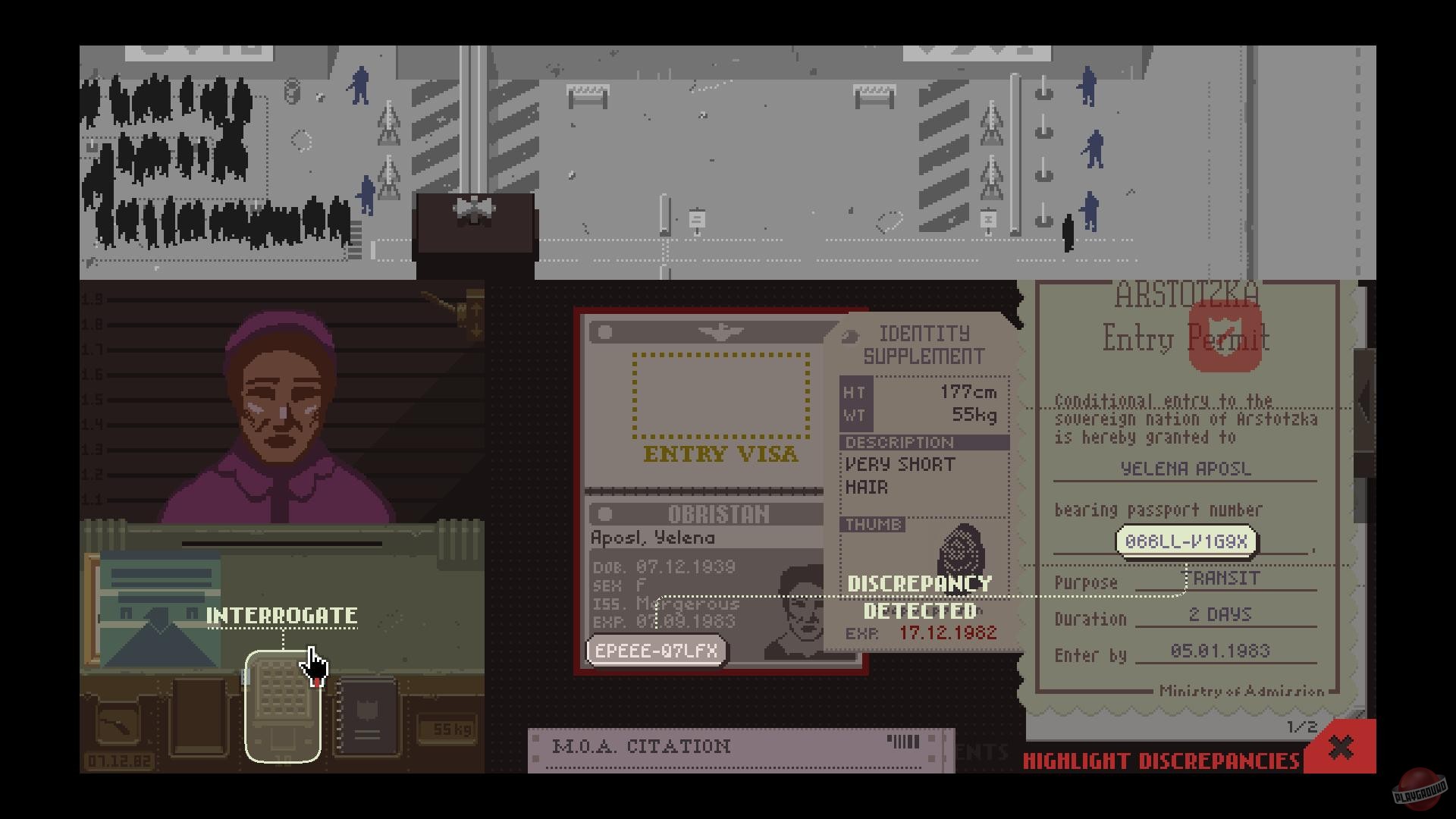 Скриншот из игры Papers, Please - 20