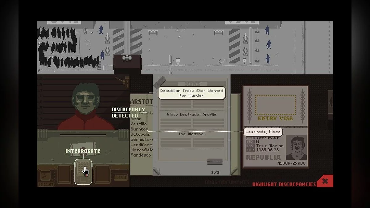 Скриншот из игры Papers, Please - 15