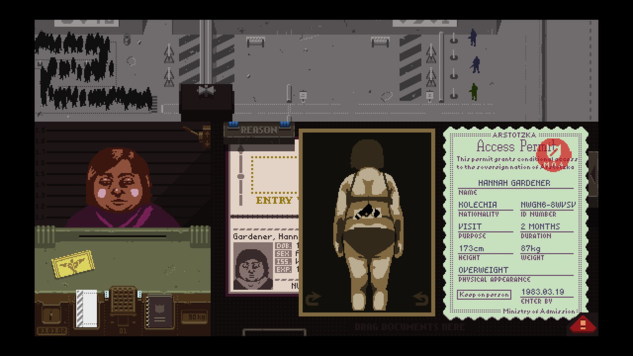 Скриншот из игры Papers, Please - 24