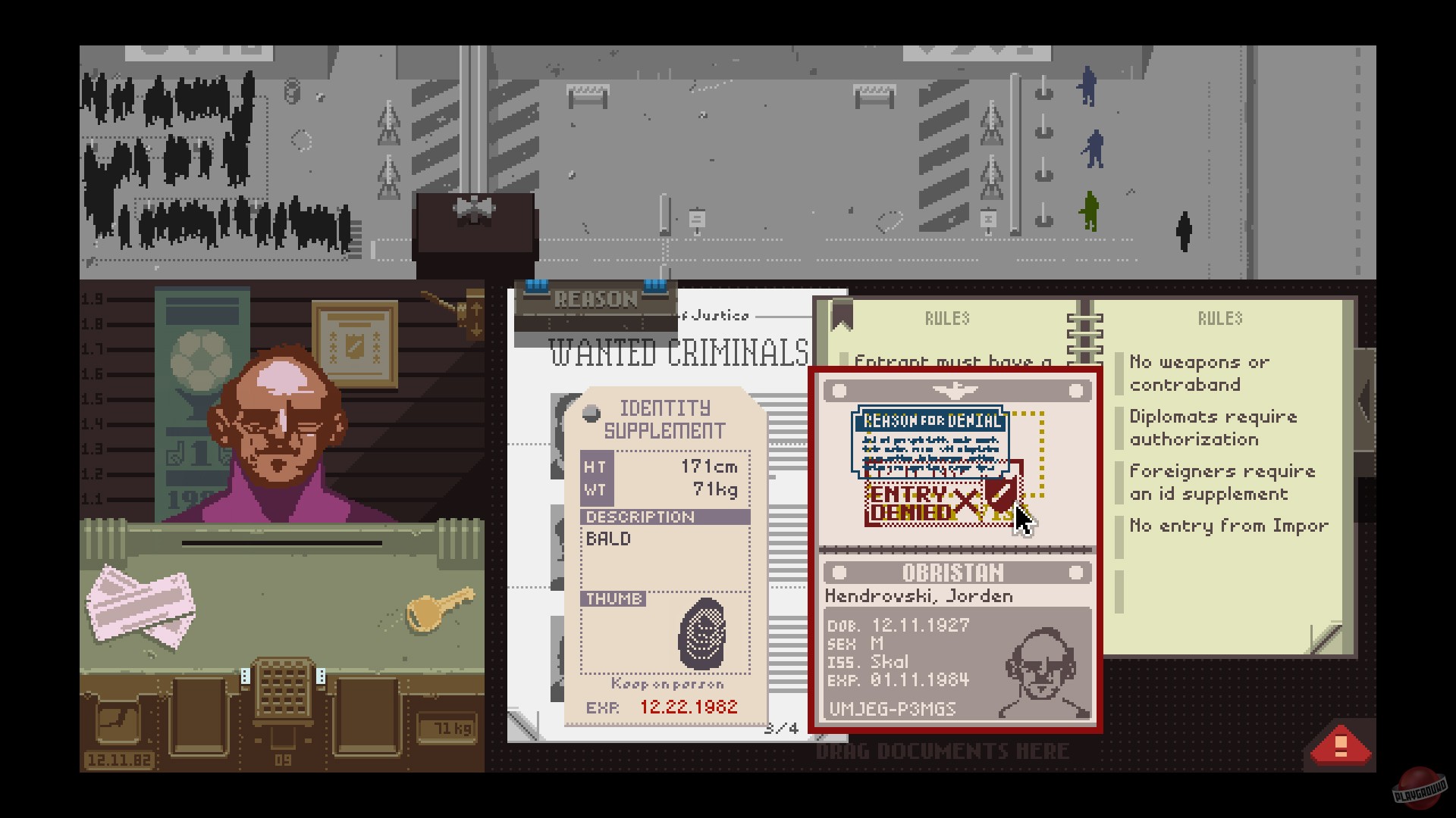 Скриншот из игры Papers, Please - 45