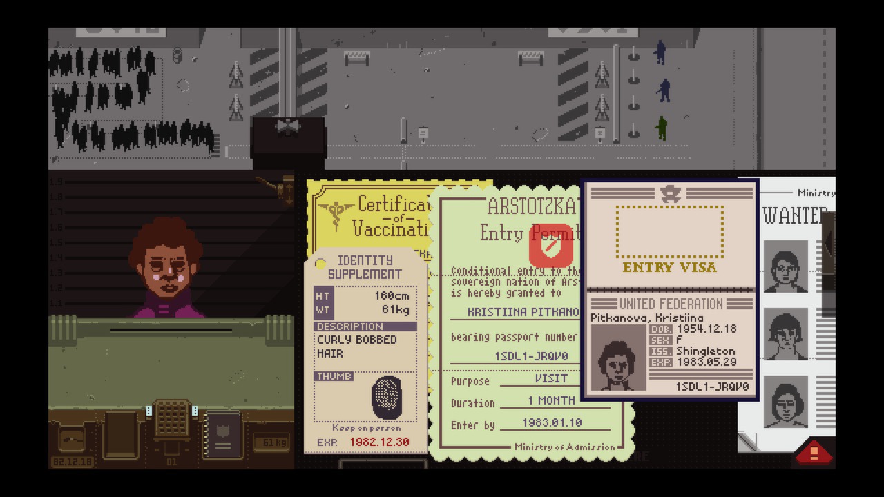 Скриншот из игры Papers, Please - 88