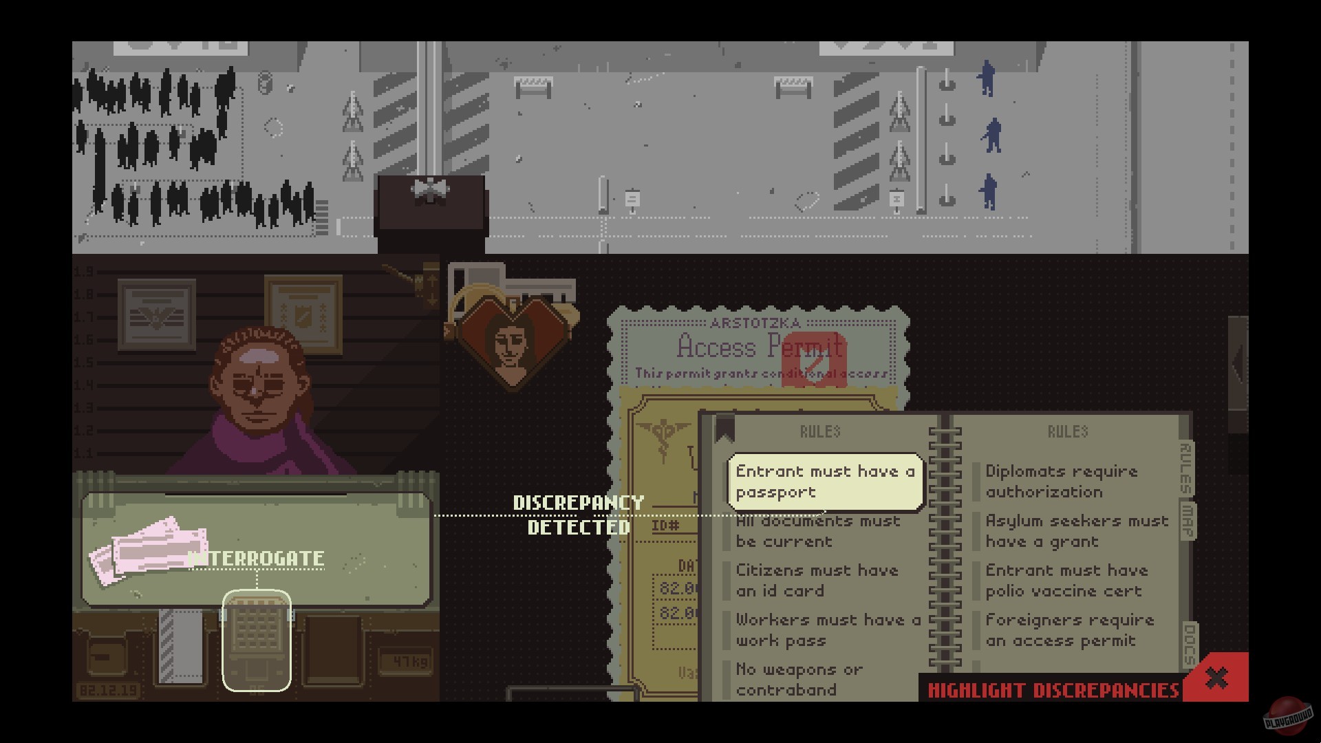 Скриншот из игры Papers, Please - 34