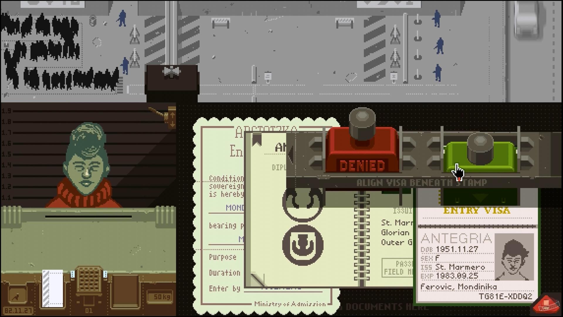 Скриншот из игры Papers, Please - 54