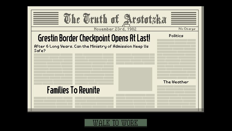 Скриншот из игры Papers, Please - 58