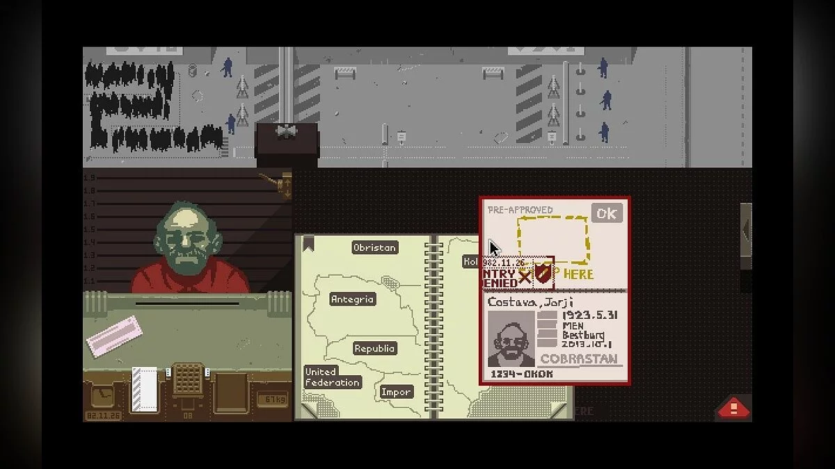 Скриншот из игры Papers, Please - 23