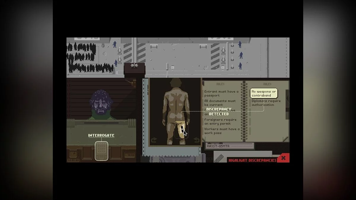 Скриншот из игры Papers, Please - 19