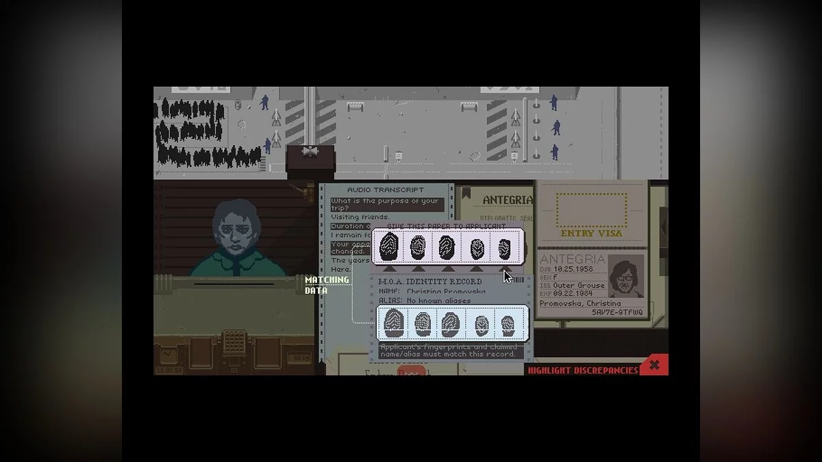 Скриншот из игры Papers, Please - 36