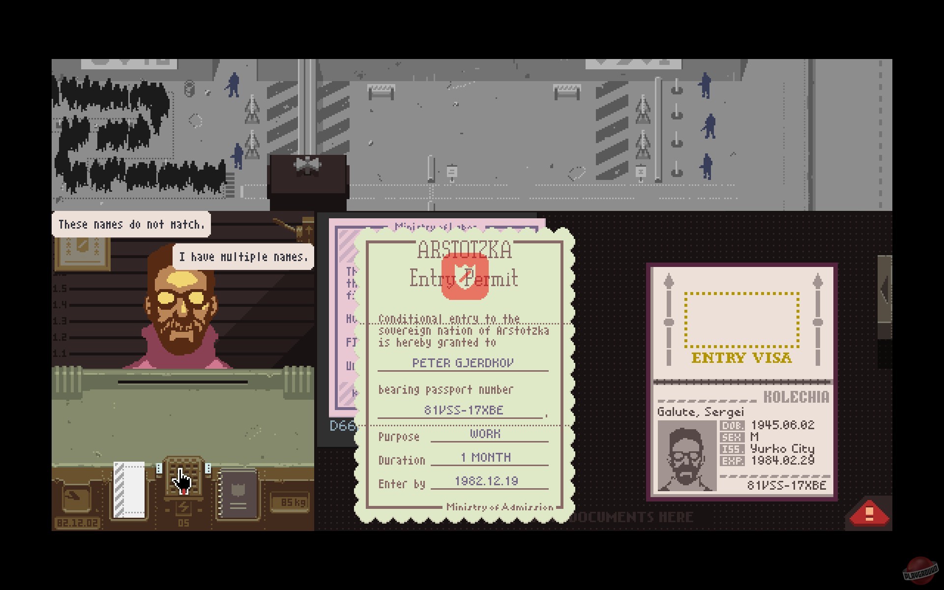 Скриншот из игры Papers, Please - 73