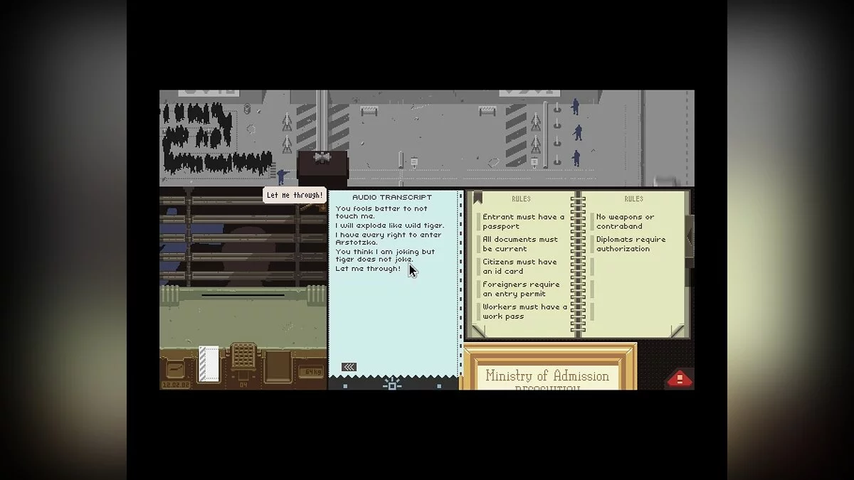 Скриншот из игры Papers, Please - 33