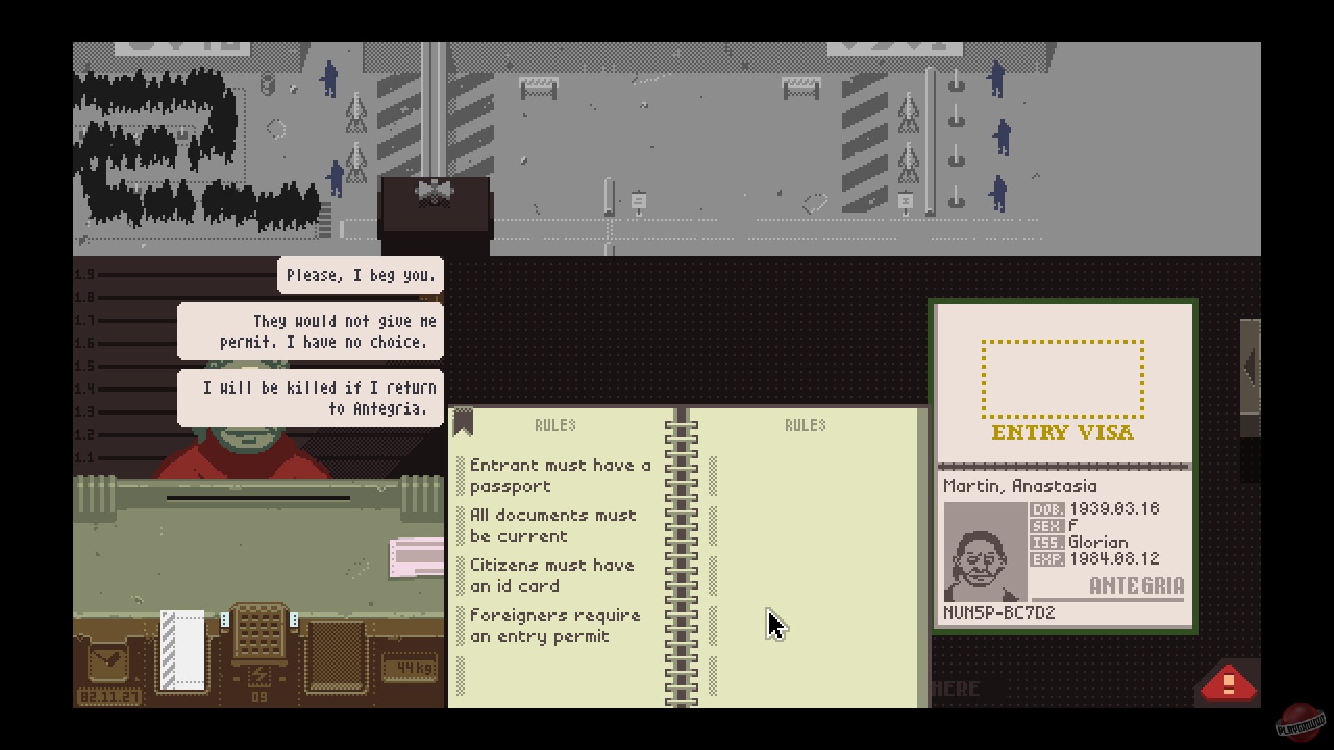 Скриншот из игры Papers, Please - 52