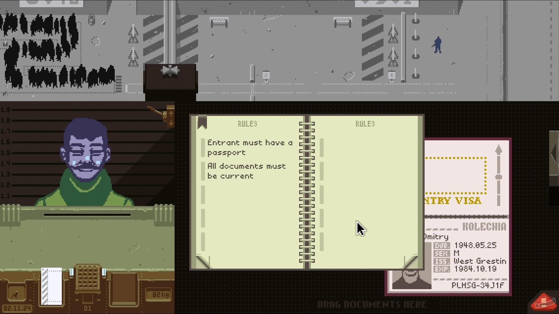 Скриншот из игры Papers, Please - 87