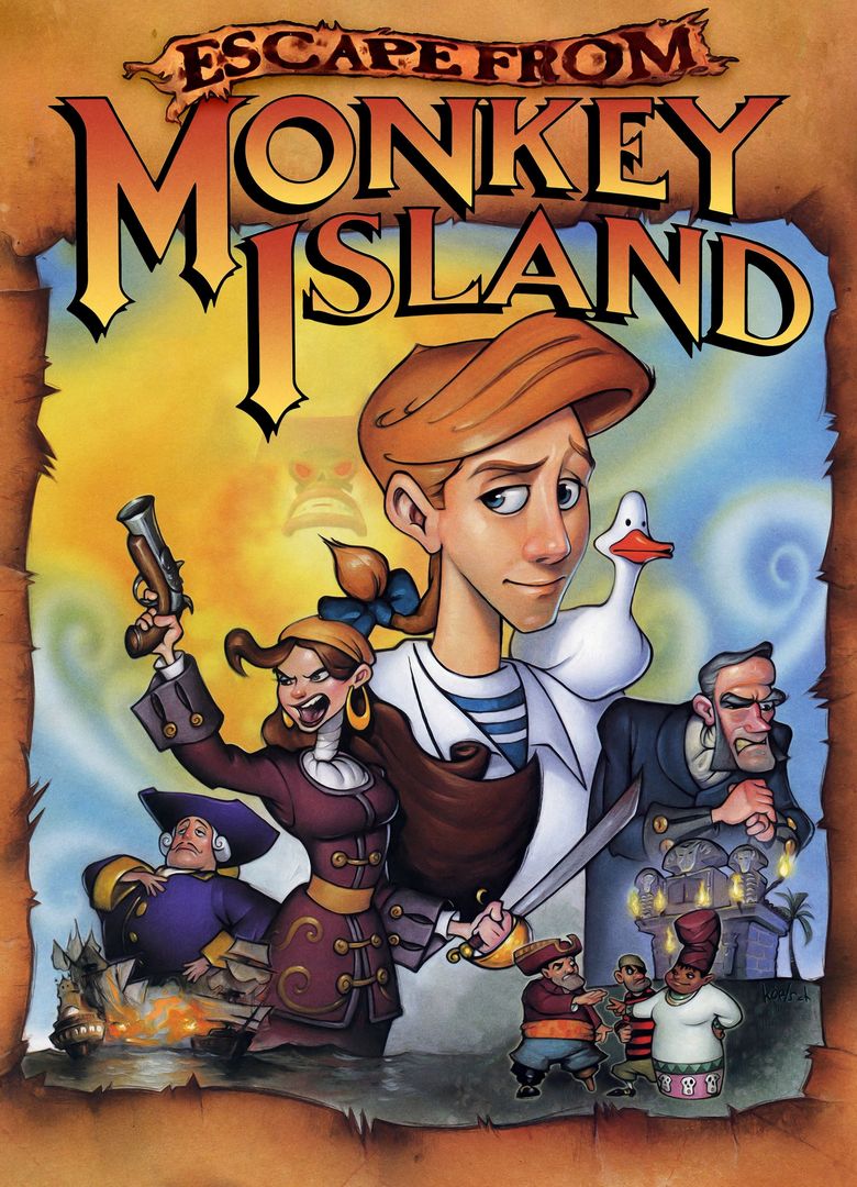 Обложка игры Escape from Monkey Island