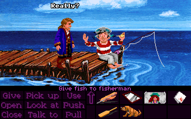 Скриншот из игры Monkey Island 2: LeChuck's Revenge - 1