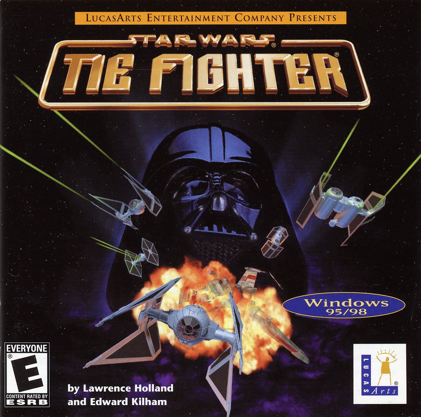 Обложка игры Star Wars: TIE Fighter