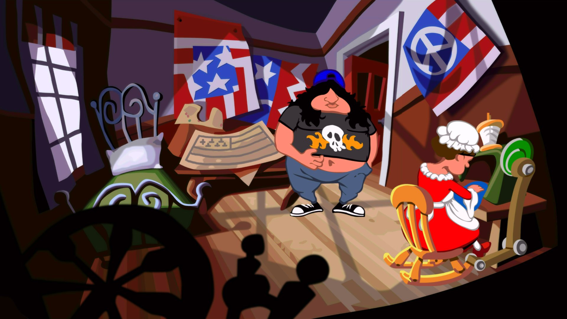Скриншот из игры Day Of The Tentacle - 27