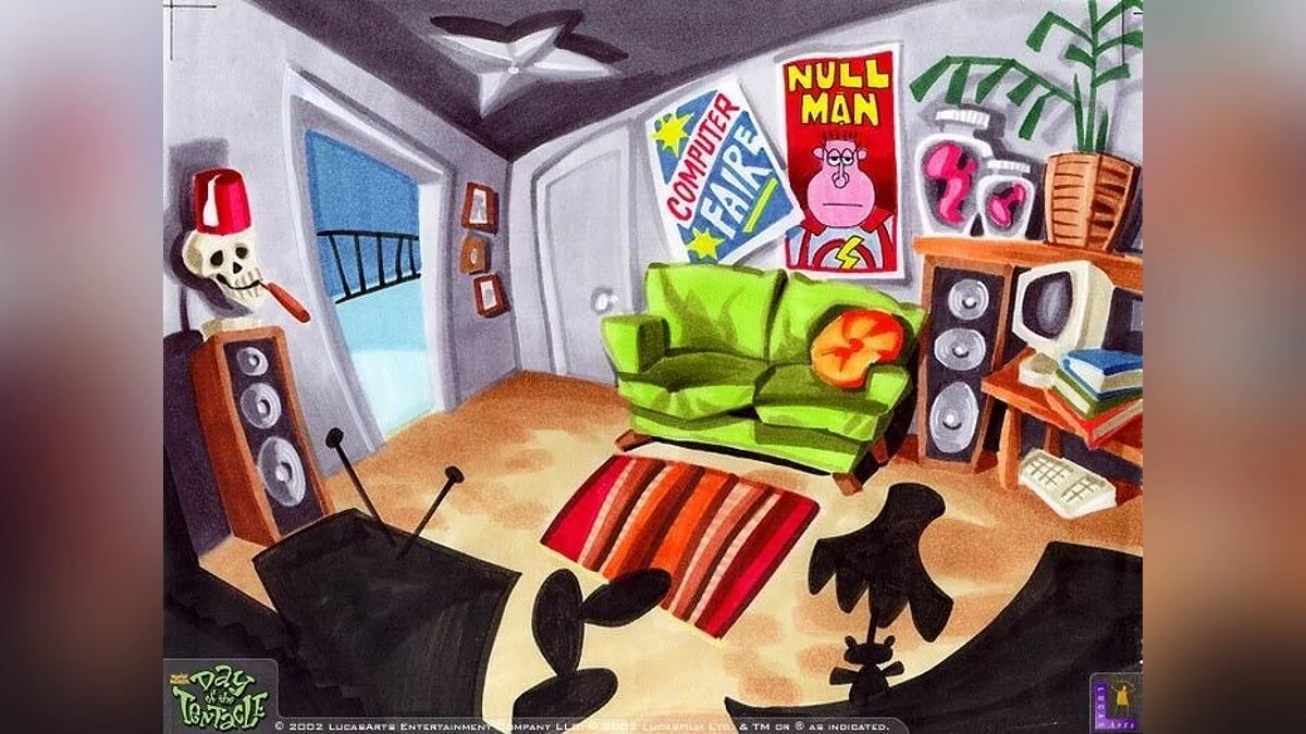 Скриншот из игры Day Of The Tentacle - 18