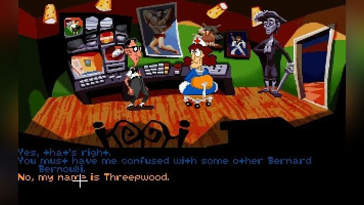 Скриншот из игры Day Of The Tentacle - 15