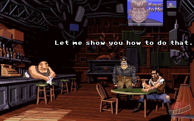 Скриншот из игры Full Throttle - 9