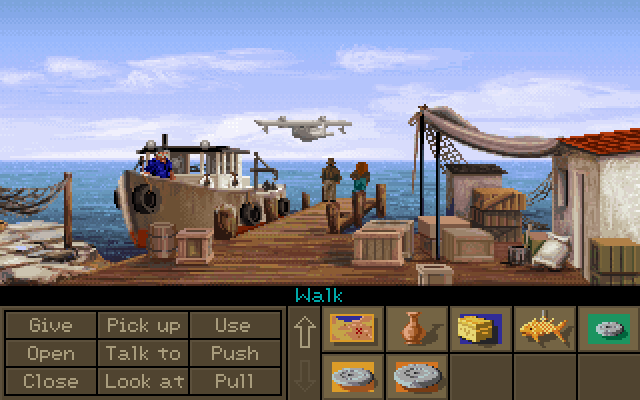 Скриншот из игры Indiana Jones and the Fate of Atlantis - 86