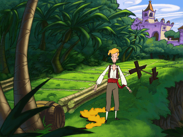 Скриншот из игры The Curse of Monkey Island - 13