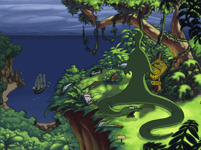 Скриншот из игры The Curse of Monkey Island - 4