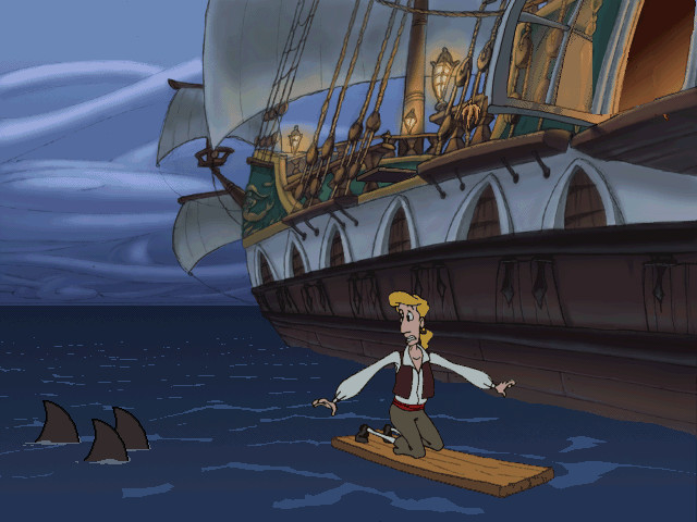 Скриншот из игры The Curse of Monkey Island - 8