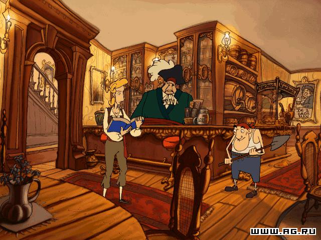 Скриншот из игры The Curse of Monkey Island - 23