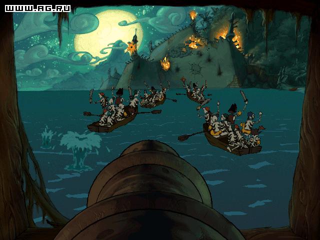 Скриншот из игры The Curse of Monkey Island - 6