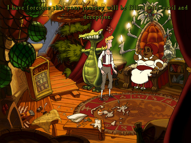 Скриншот из игры The Curse of Monkey Island - 22