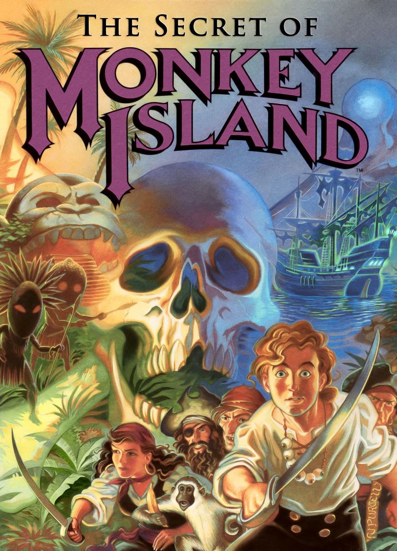Обложка игры The Secret of Monkey Island