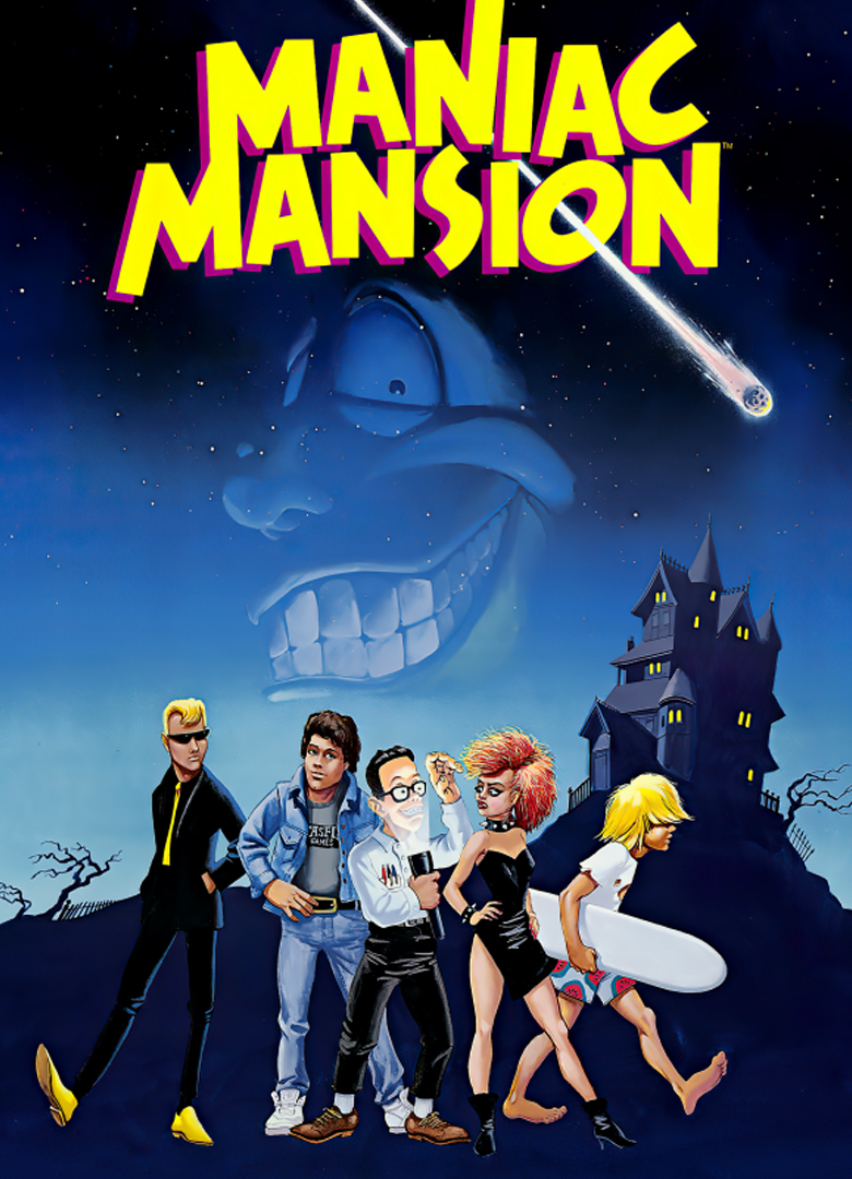 Обложка игры Maniac Mansion