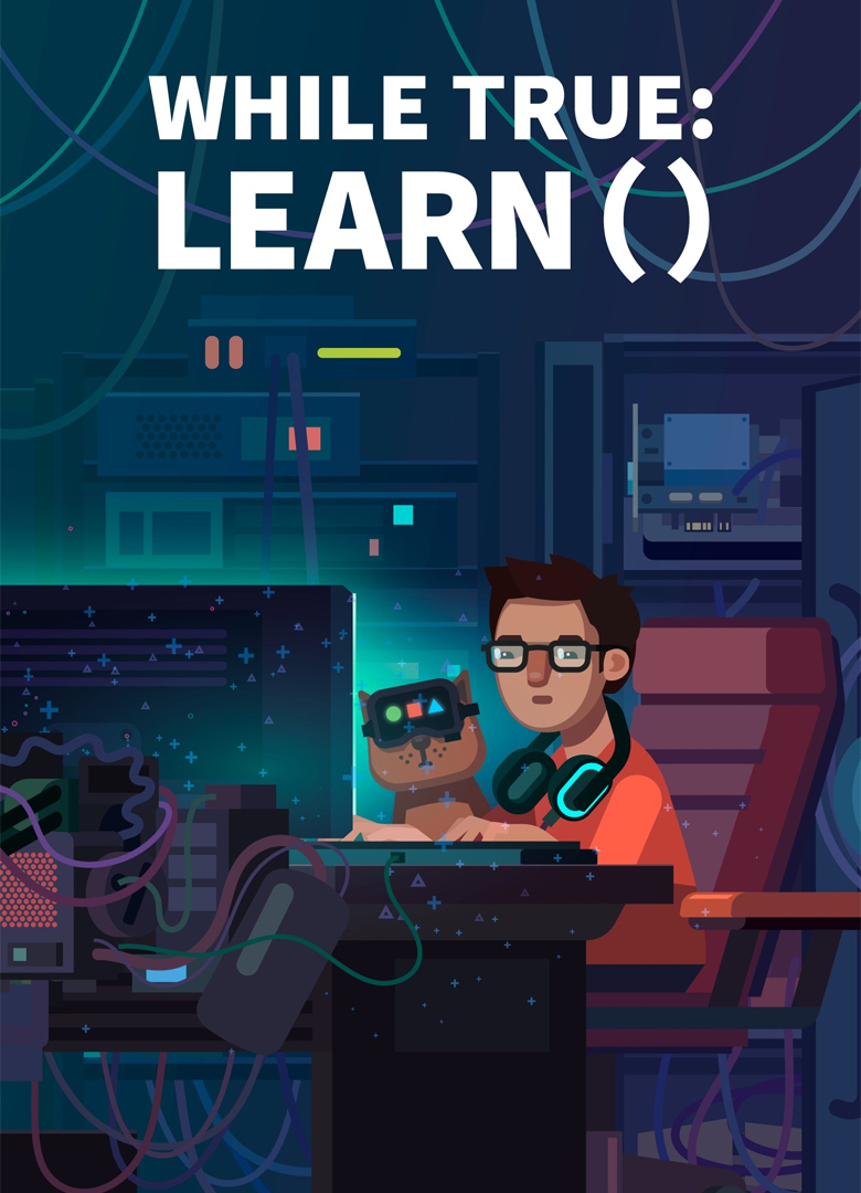 Обложка игры while True: learn()