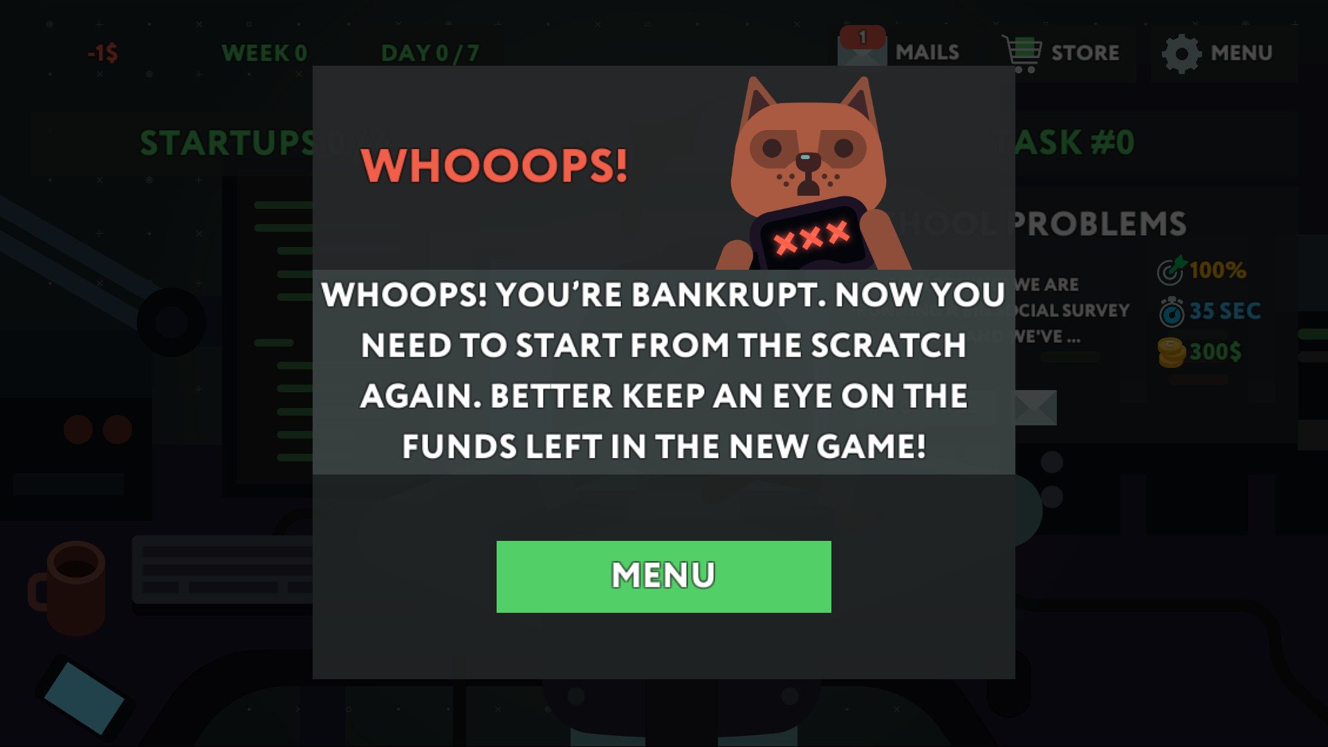 Скриншот из игры while True: learn() - 40