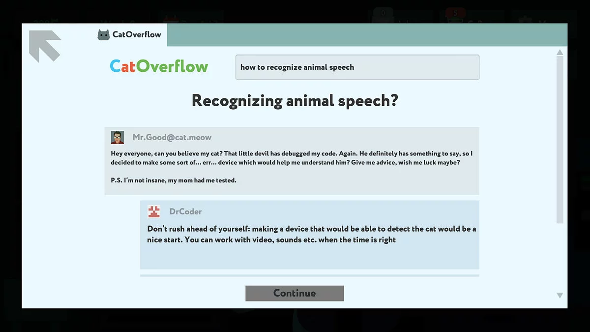 Скриншот из игры while True: learn() - 29
