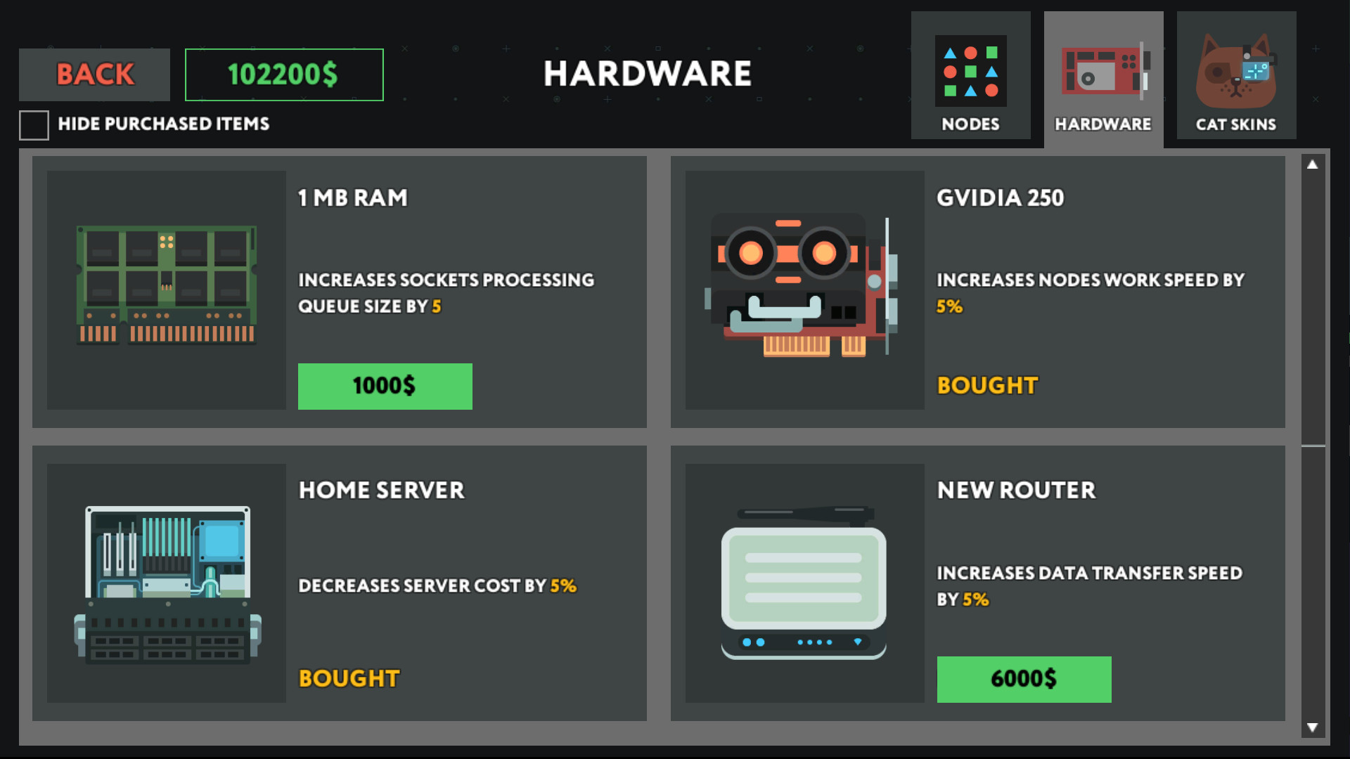 Скриншот из игры while True: learn() - 2
