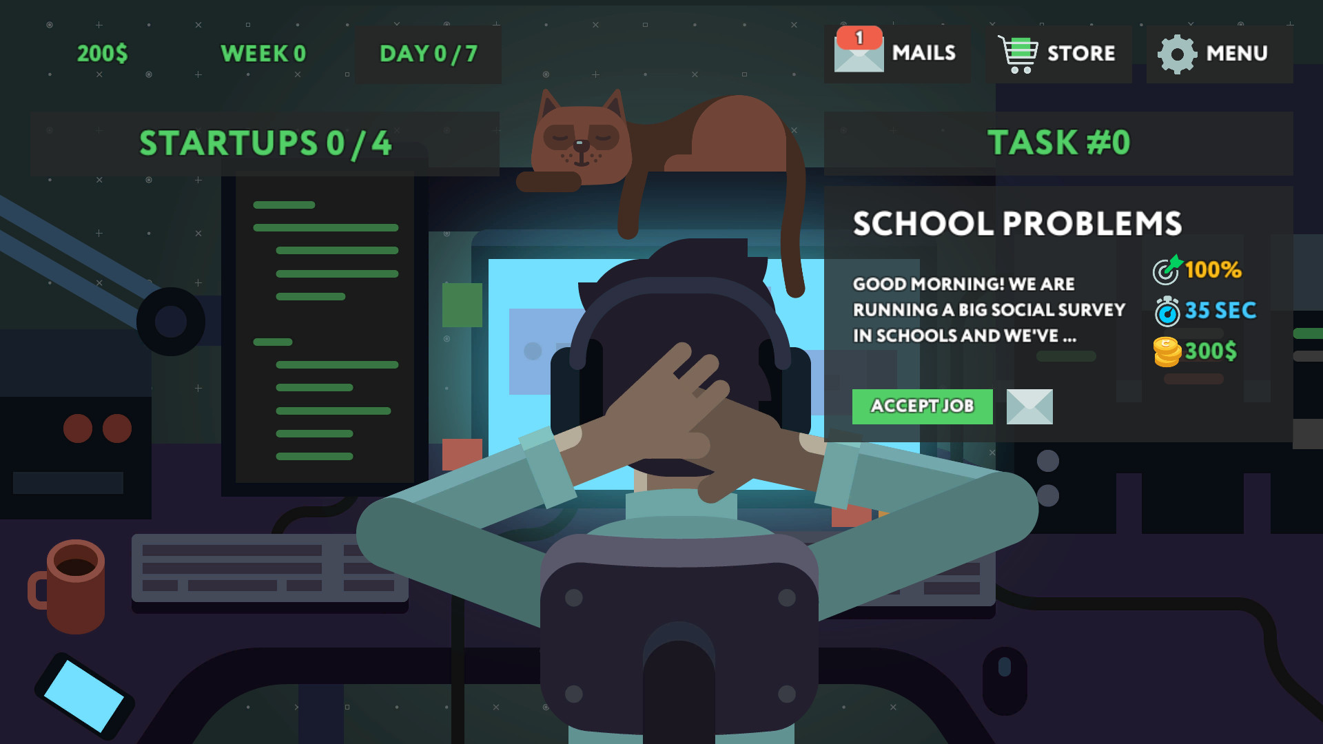 Скриншот из игры while True: learn() - 32