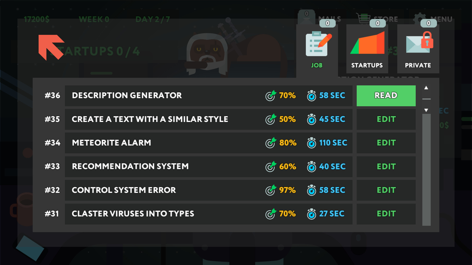 Скриншот из игры while True: learn() - 36