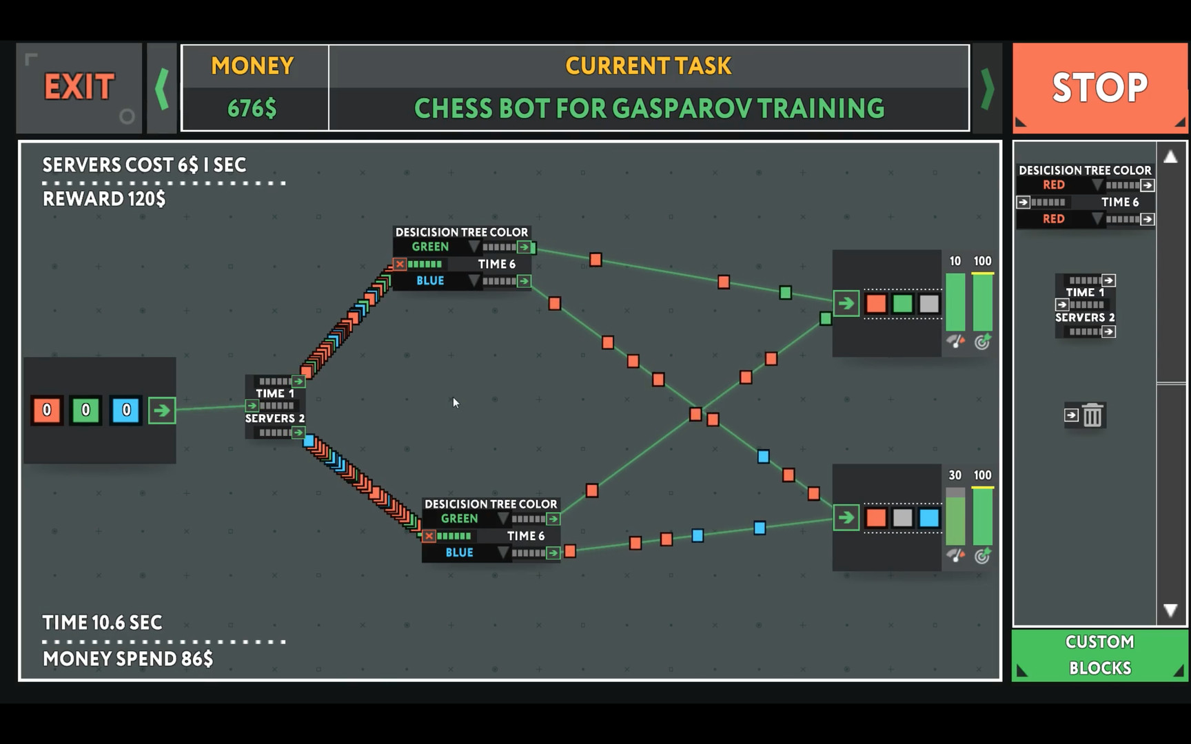 Скриншот из игры while True: learn() - 20
