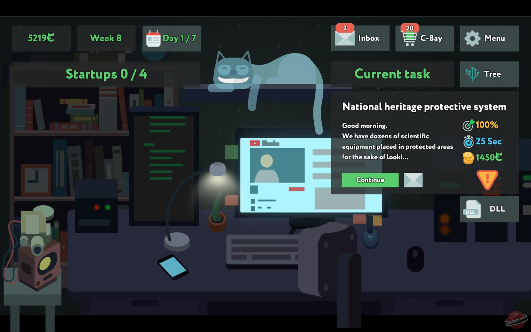 Скриншот из игры while True: learn() - 15