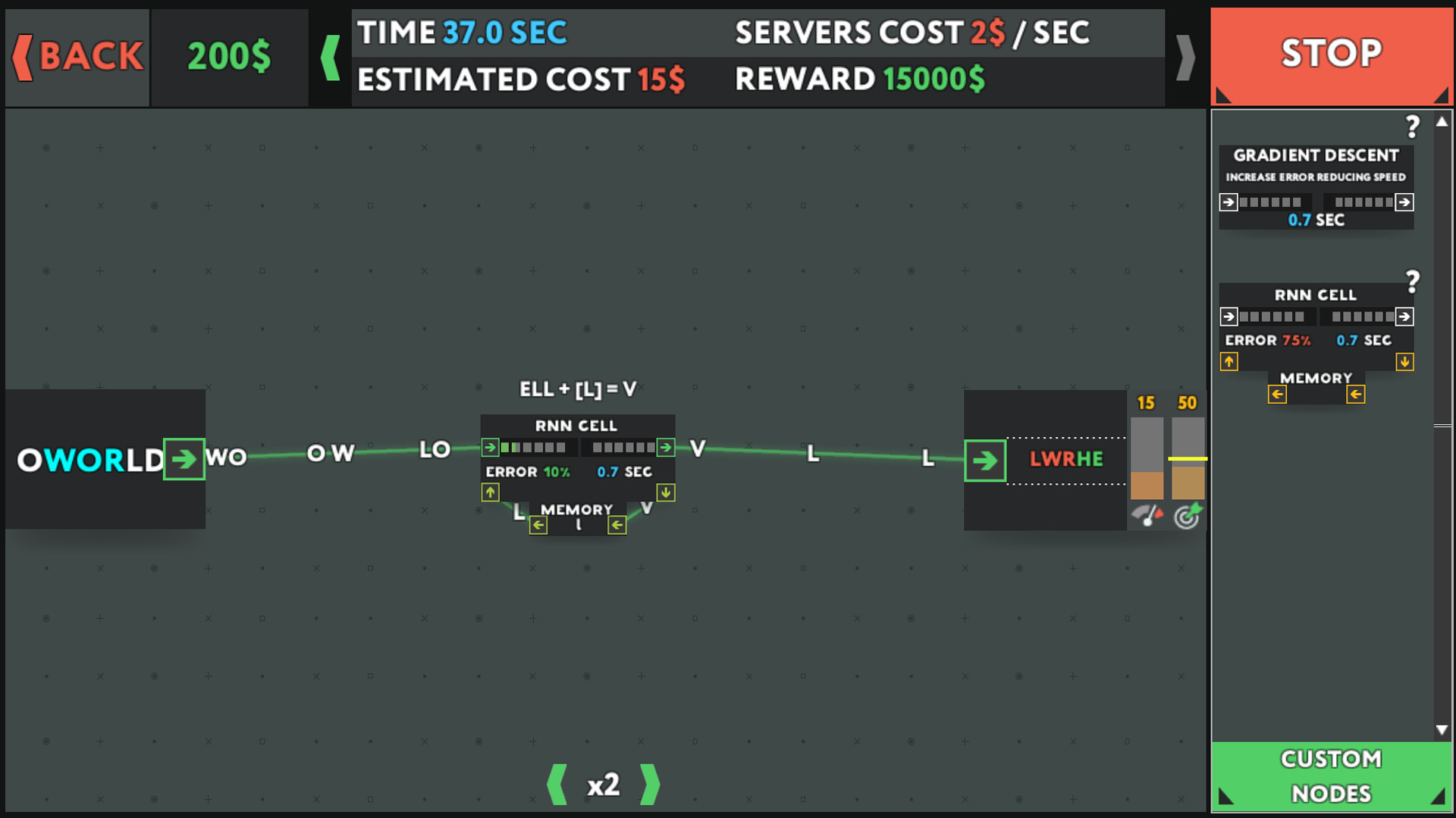 Скриншот из игры while True: learn() - 5