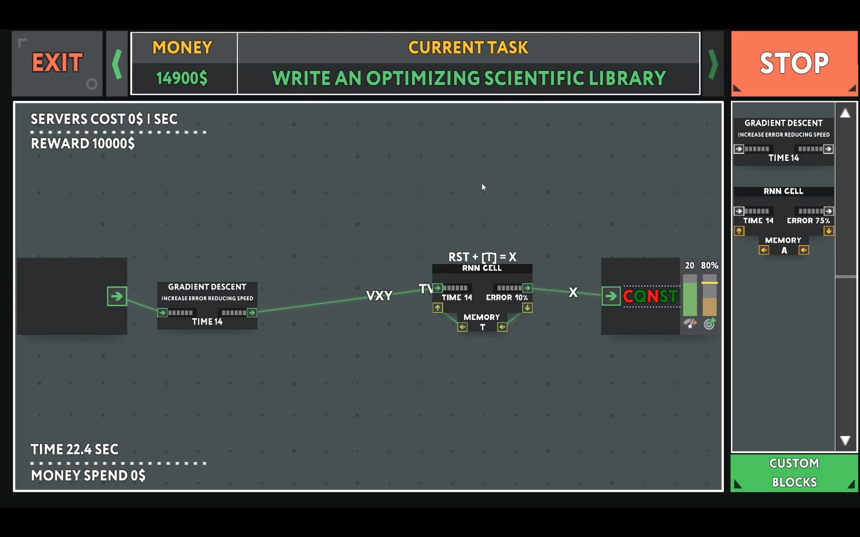 Скриншот из игры while True: learn() - 53