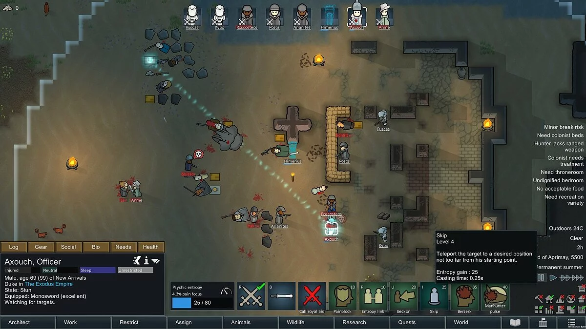 Скриншот из игры RimWorld - Royalty - 1