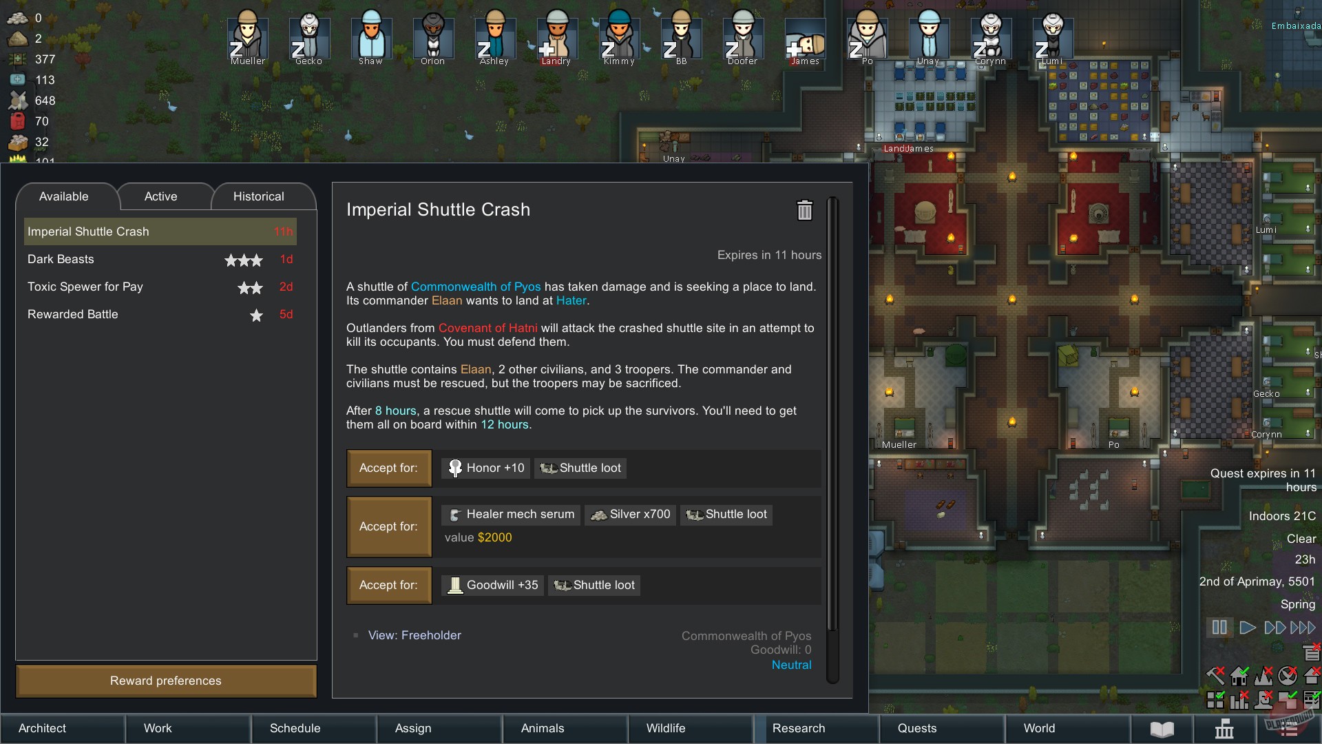 Скриншот из игры RimWorld - 97