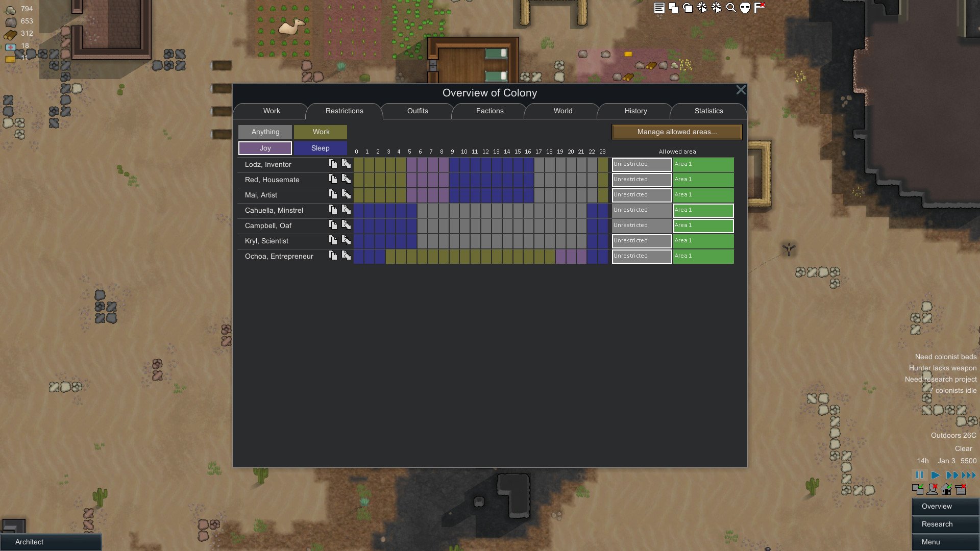 Скриншот из игры RimWorld - 14