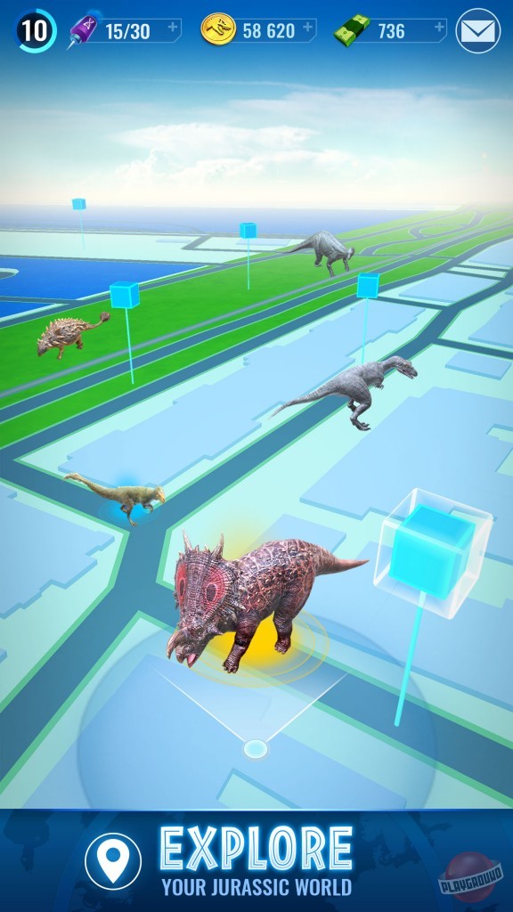 Скриншот из игры Jurassic World Alive - 1