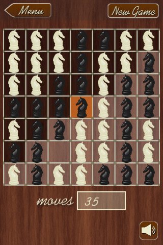 Скриншот из игры Knight's Puzzle - 1