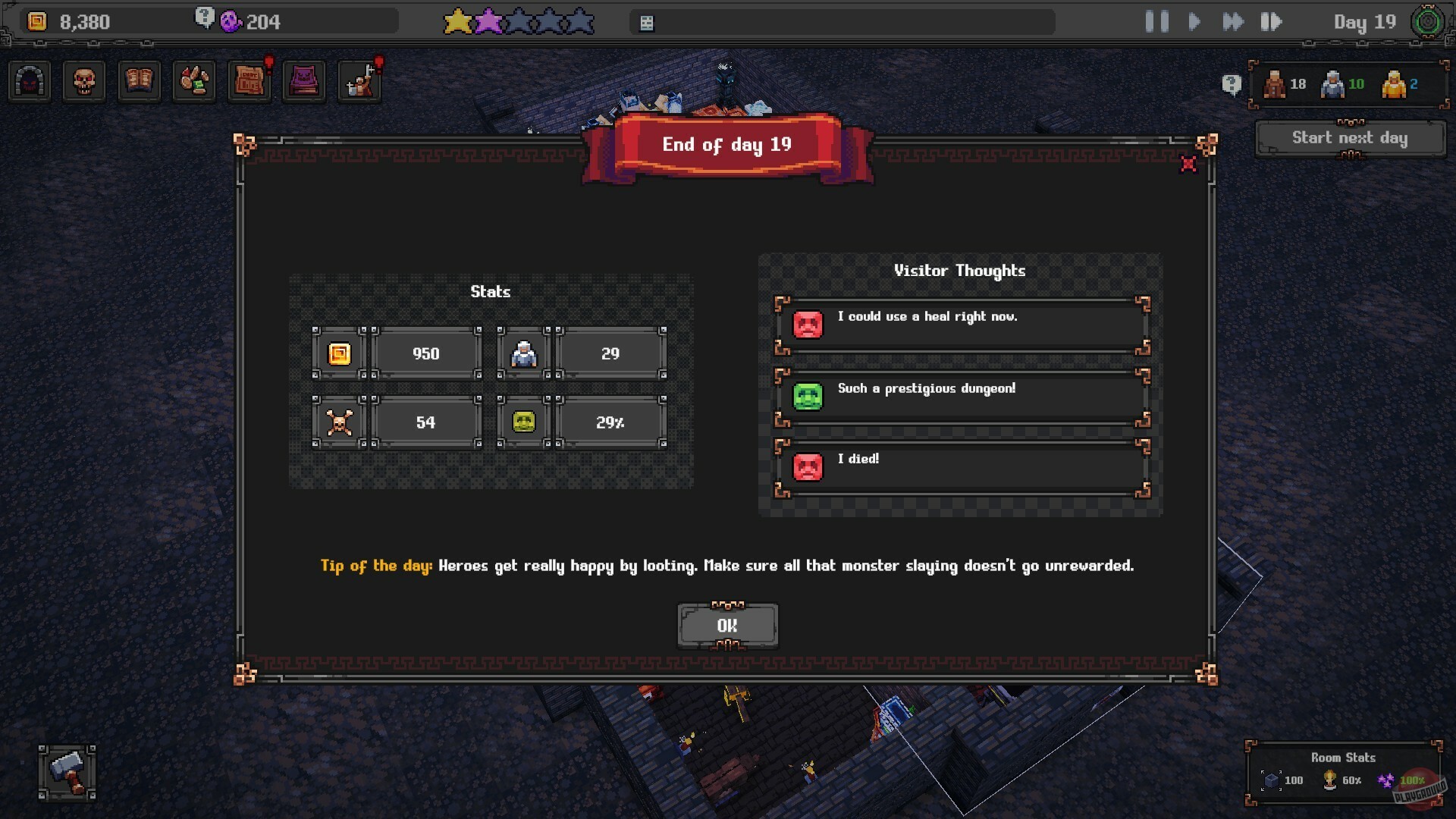 Скриншот из игры Dungeon Tycoon - 5